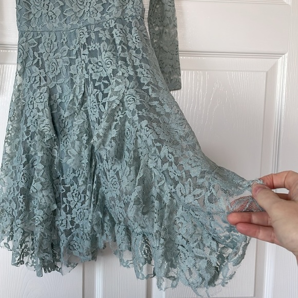 NWT Joyfolie Sandy Dress in Dusty Aqua - Picture 3 of 4